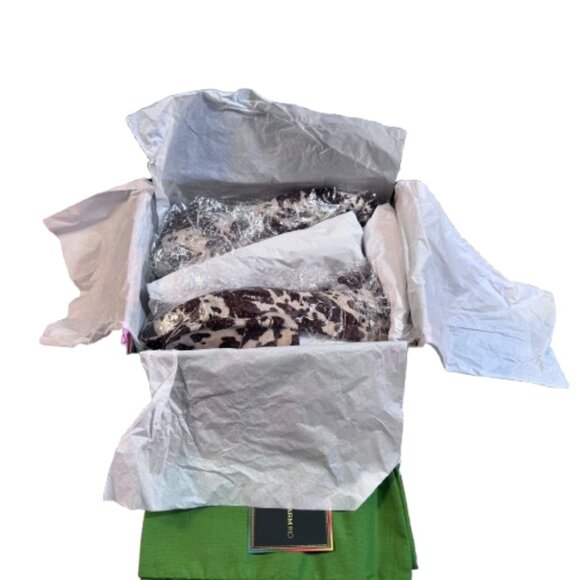 NEW FARM Rio Animal Print Heeled Maximalist Preppy Coastal Cowgirl Loafer 10 - Picture 6 of 14